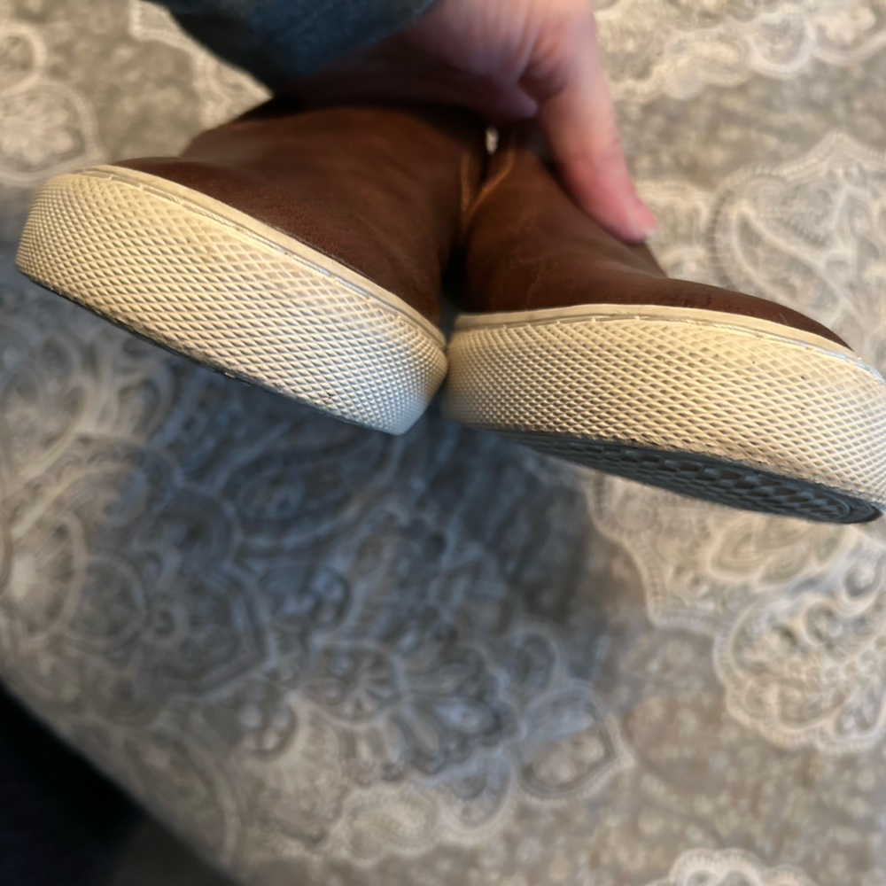Boys Brown Slip-On Shoes - Picture 2 of 3